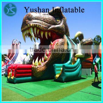 Professional supplier inflatable jumping slide inflatable floating water slide