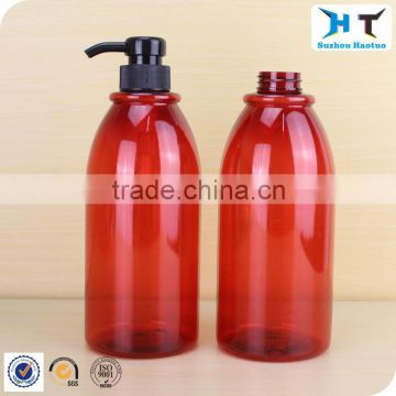 1000ml plastic pet pump bottle for shampoo