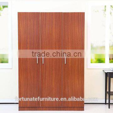 Three Door Laminated Particle Board Clothes Wardrobe for Sale photo-2