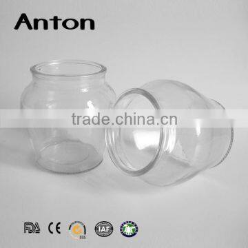600ml Round Clear Large Glass Storage Jar With Cork Stopper photo-2