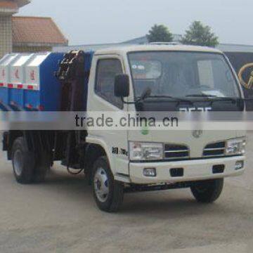 4*2 sealed Dongfneg self-load and self-unload garbage truck