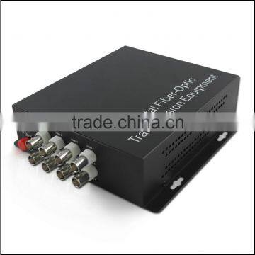 8 channel Video Fiber optical converter audio+Data+telephone