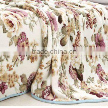 100% polyester surper soft coral fleece blanket