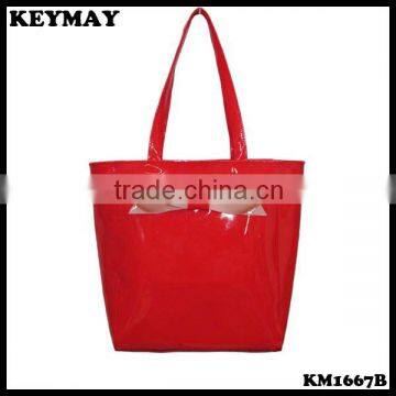 Wholesale designer travel tote women plastic beach bag