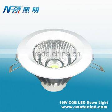 High brightness stable performance 10W COB commercial down light led