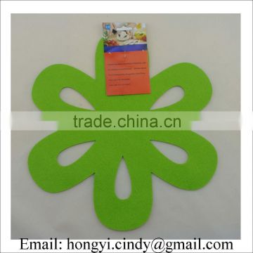 Flower shape non-woven fabric pan protector, pan protector mat