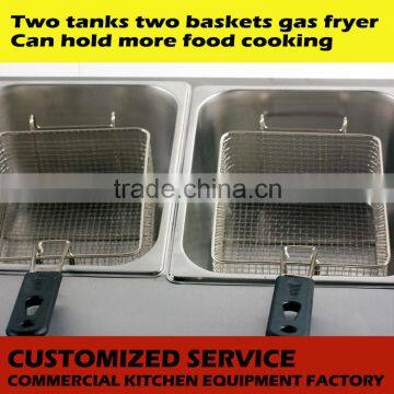 Gas Donuts Fryers LPG Propane Deep Fryer Best Price for Commercial Restaurant Kitchen photo-2