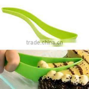 hot sale leaf cake server cutting knife