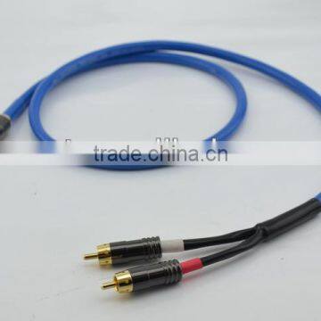 High Performance 3.5mm Female to 2 RCAS Headphone Cable