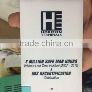 2016 Hot Promotional Gift Custom Logo 2500mah Portable Ultra Thin Credit Card Size Power Bank Battery Pack Charger Supplier's Choice