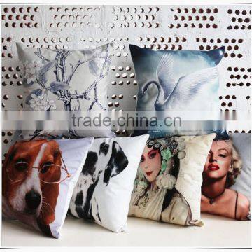 Sofa floss fabric 3D digital printed cushion cover, pillow case