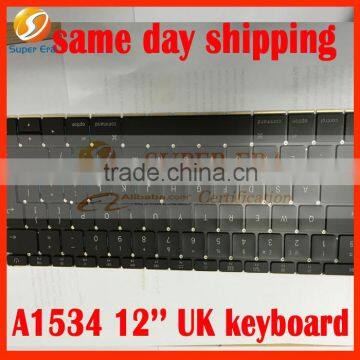 A1534 UK clavier for macbook uk keyboard with led backlight backlit perfect original