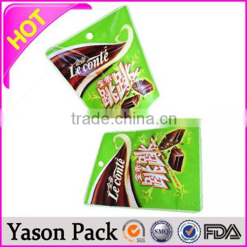 Yason plastic packaging bag with hanger for clotheswine in bag in boxgrade plastic bags