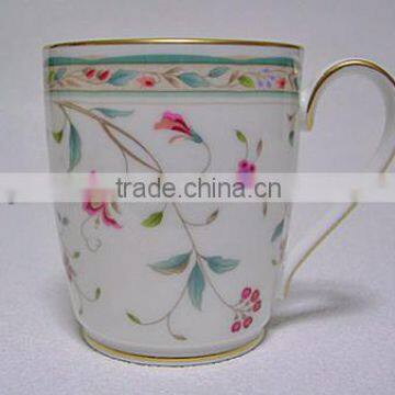 full decal eco-friendly dinner set new designed best sale bone china enamel mug