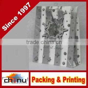 Art Paper White Paper, Paper Gift Shopping Promotion Bag (210018)