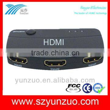 3x1 HDMI Switch 1x3 1080P