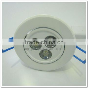 White paint energy saving 3w led ceiling light