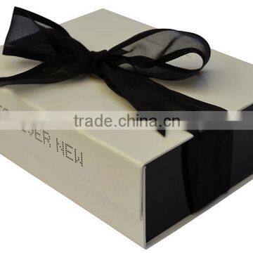 Good quality custom paper flat folding gift boxes for clothing