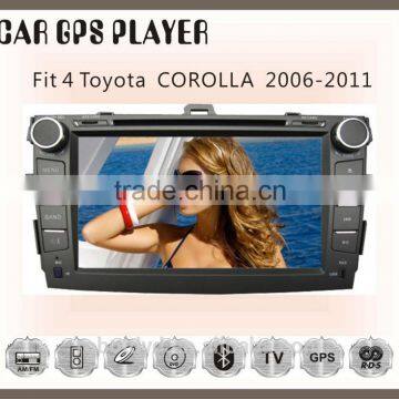 CAR DVD BLUETOOTH TV GPS IPOD 3G WIFI PLAYER FOR TOYOTA COROLLA2011 2012