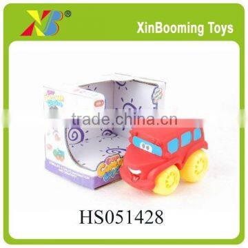 Promotional Gift Kids Rubber Cartoon Car Toys