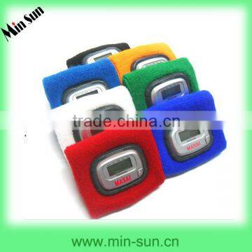 Wristband pedometer with LCD display for healty & sports watches