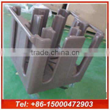 Plastic Plate transport carts, plate dollies, plate movable caddies (200-240pcs plate)