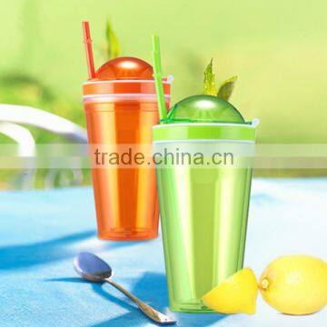 attractive recyclable tritan fruit juicer plastic bottle