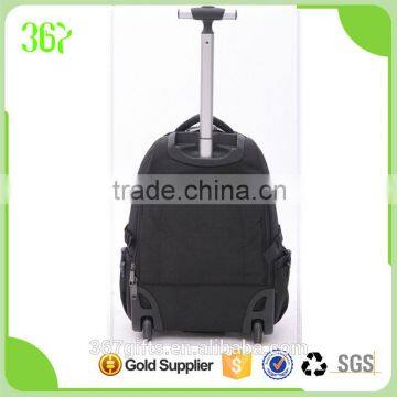 Fashion Design Colourful Students Trolley Backpack Nylon Fabric Trolley Bag photo-6