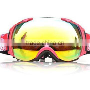 Kids' Anti-Fog TPU Retro Ski Goggles