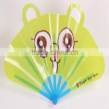 Plastic Cartoon Fans Folding Kid Plastic Hand Fan Customized Printing Fans photo-2