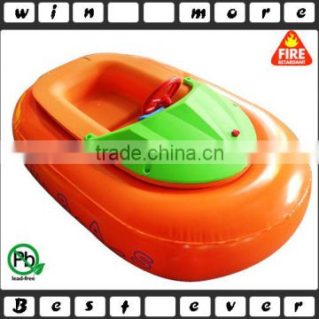 orange ring bumper boat for pool,inflatable kids water bumper boats for sale