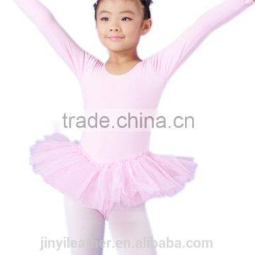 Long Sleeves Children Ballet Tutu for Girls, Pink/Black/White Ballet Dancing Skirt for Kids, Made From Cotton photo-2