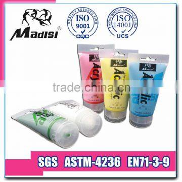 75 ml reflective acrylic paint color used in fabric and wall decoration