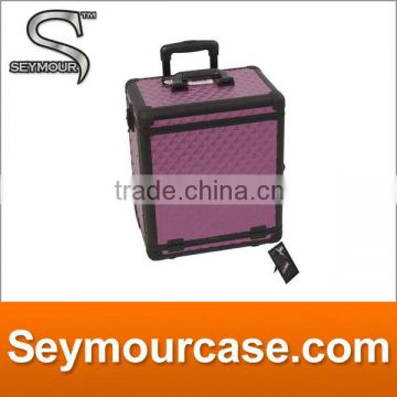 Aluminum Rolling Artist Cosmetic Makeup Beauty Case