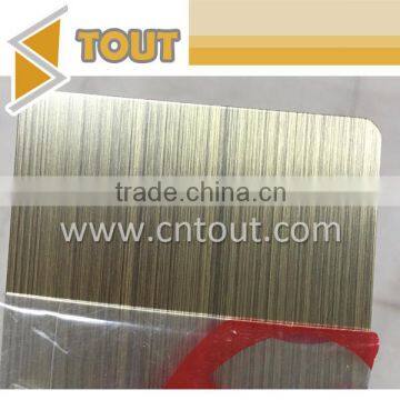 Whole Sale PVD Color Stainless Steel Hairline Panel