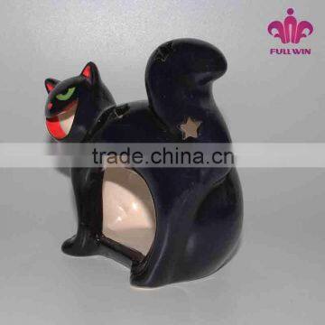 Cheap Bulk Candle Holder With Black Cat Design photo-2