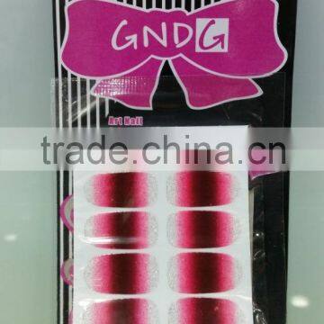 2016 Colorful Hot Sale Gradiente Beauty Stickers Nail for Girls photo-6