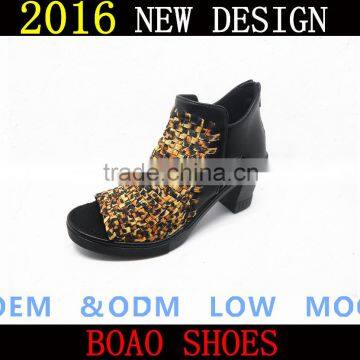 Hottest Weave Shoes Woman casual shoes Slipsole girl shoes latest sale