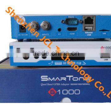 Stocks for Original HD Twin Tuner SKS,IKS,GPRS decoder SmarTone G1000 for South America.