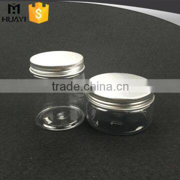 Dry Food/face Cream/pomade Seal PET Plastic Jar Transparent With Aluminium Lids Quality Choice photo-2
