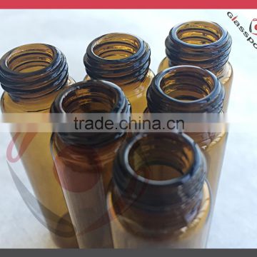 Tea color tube bottle, clear bottle, bulk empty bottle for oil, with plastic cap