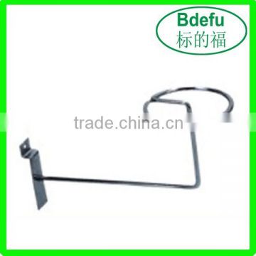 Chrome Plating Hat Display Rack For Slatwall