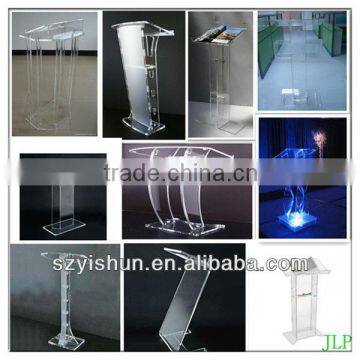 Customized acrylic podium acrylic podium stand