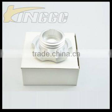 Silver Aluminium Racing Car Oil Cap For Subaru