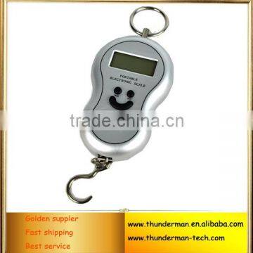 40kg Portable Electronic Promotional Luggage Suitcase Scale with Blue LED backlight