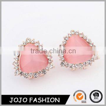 New fashion women jewelry alloy earring crystals earrings