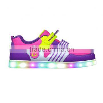 2016 New Style Colorful Running Sport Shoes Women And Man LED Light Shoes photo-2
