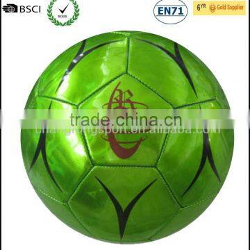 matallic finish PVC Soccer Ball game ball match ball school ball