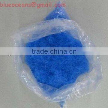 60D*5mm semi-dull flocking nylon powder(sky blue)