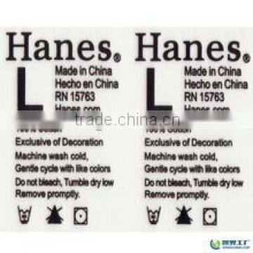 China manufacturer directly supply washable iron on heat transfer paper on cotton